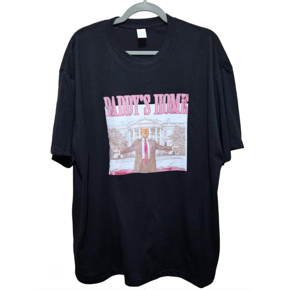 Trump 2024 Take America Back Daddy's Home Trump Pink 2024 T-Shirt